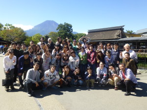 忍野八海　富士山