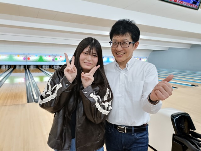 校長先生と新入生。う～ん!!フレンドリーё